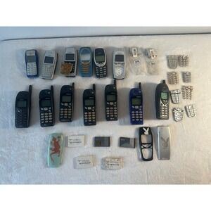 Large Lot of Nokia Cell Phones. Phones Parts & Cases